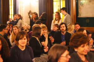 The SYP audience assembles for the debate