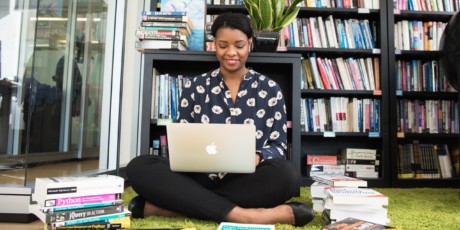 woman-working-macbook-get-into-publishing
