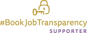 Book Job Transparency logo with a golden lock and key