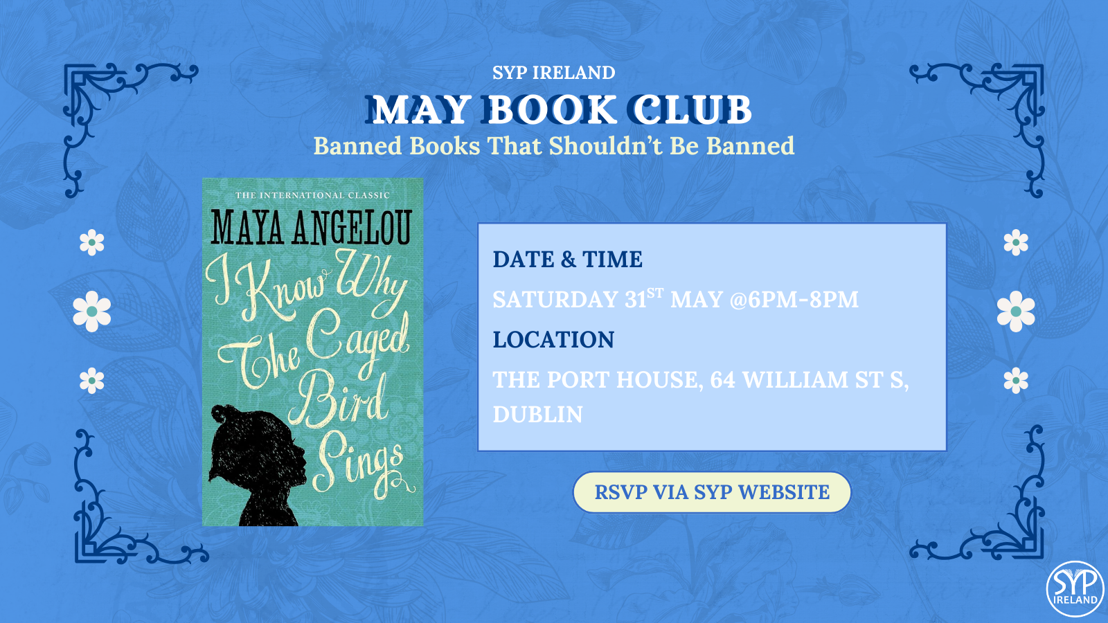 SYP Ireland May Book Club: I Know Why the Caged Bird Sings