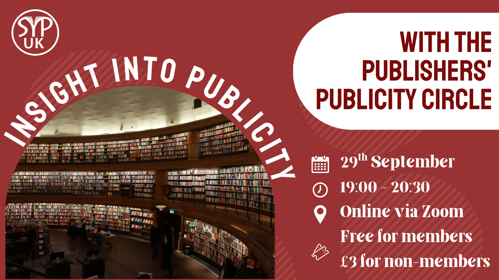 SYP UK x Publishers' Publicity Circle: Insight into Publicity