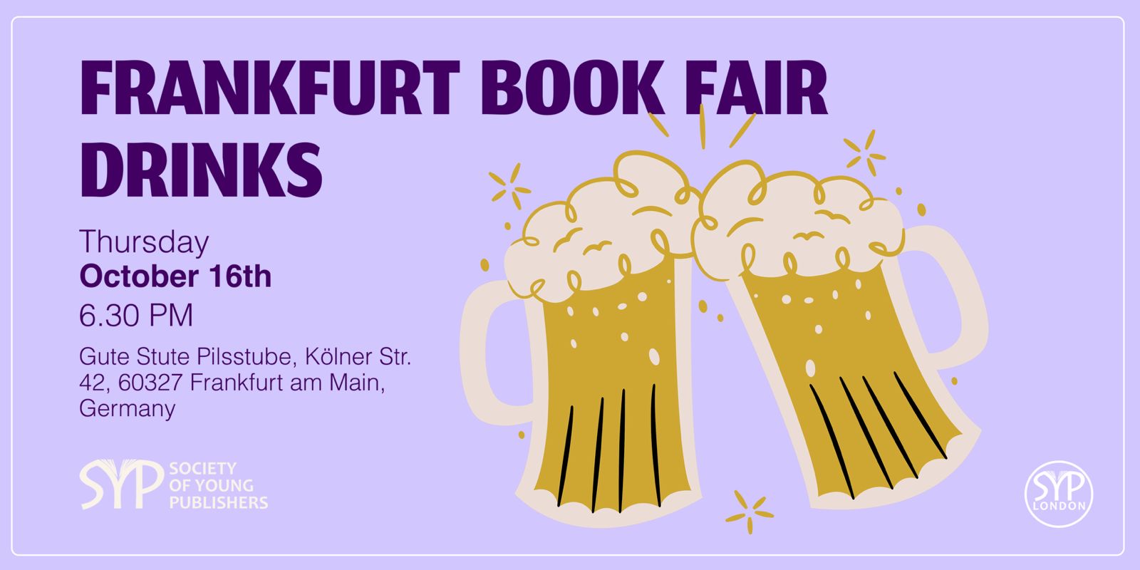 Frankfurt Book Fair Drinks