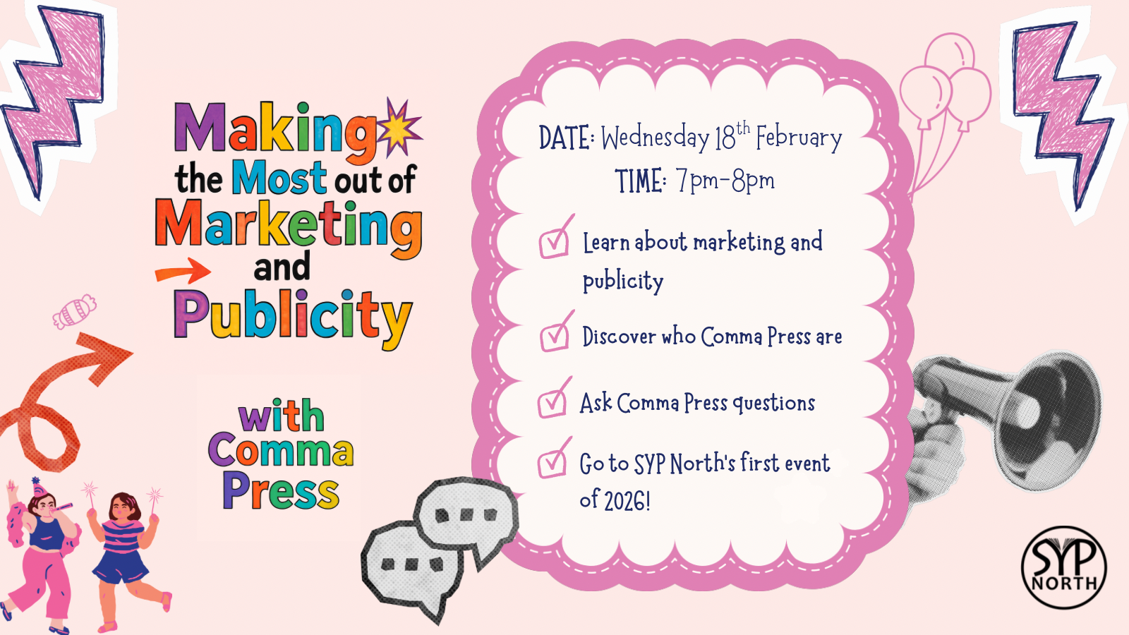 SYP North (into): Making the Most out of Marketing and Publicity