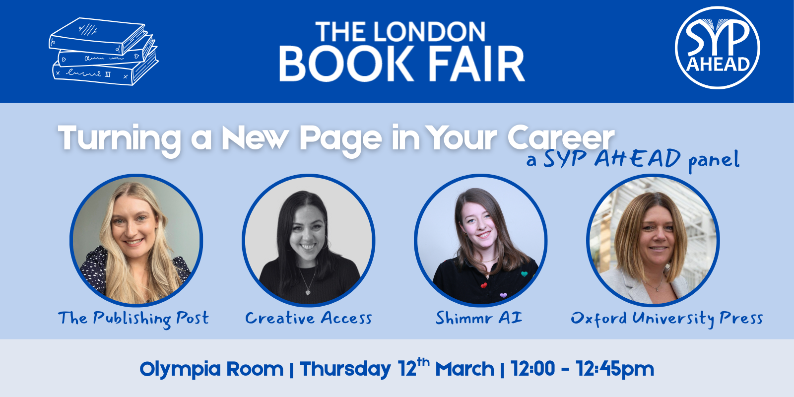 London Book Fair: SYP Ahead - Turning a New Page in Your Career
