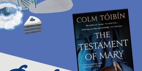 The April Book Club book testament of Mary